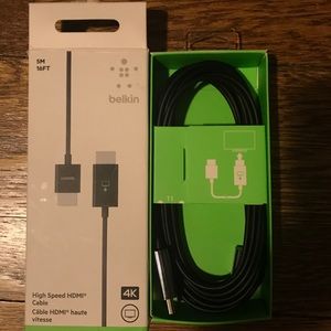 Belkin 16’ High speed hdmi cable, NWT